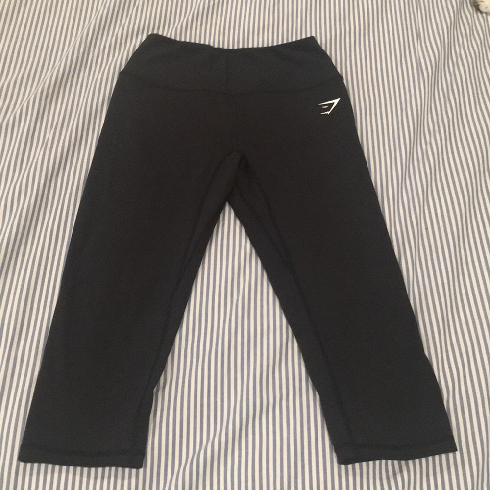 Gymshark Black Dreamy Cropped Leggings